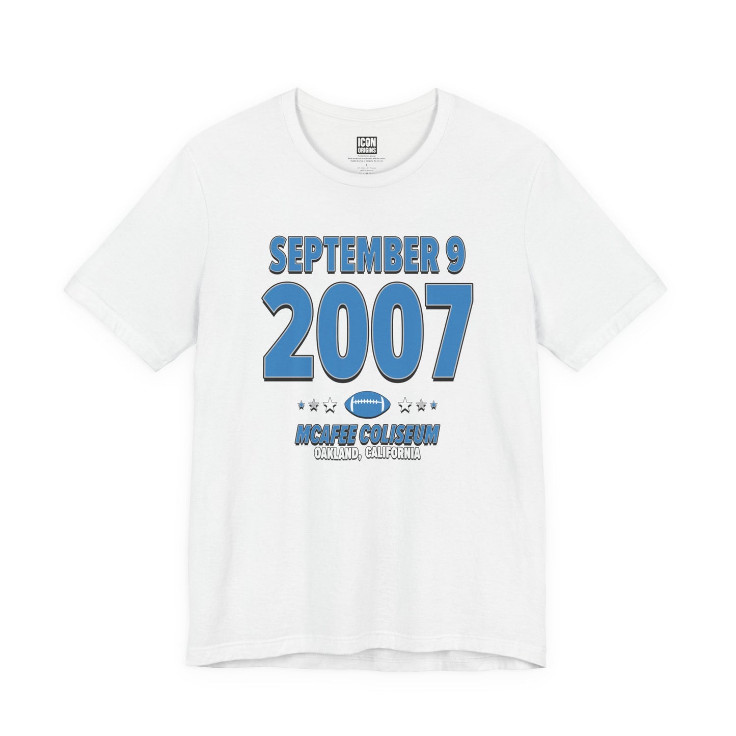 Detroit Football – September 9, 2007 – Origin Tee (Black & White)