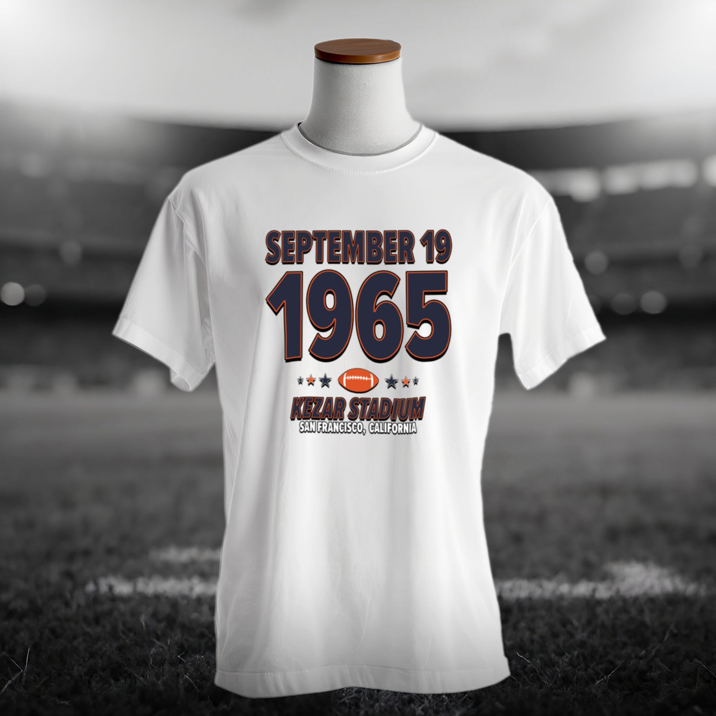 Chicago Football – September 19, 1965 – Origin Tee (Black & White)