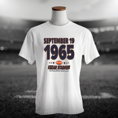 Chicago Football – September 19, 1965 – Origin Tee (Black & White)