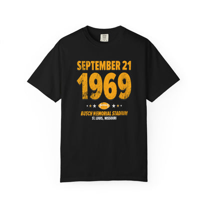Pittsburgh Football – September 21, 1969 – Comfort Colors (Black & White)