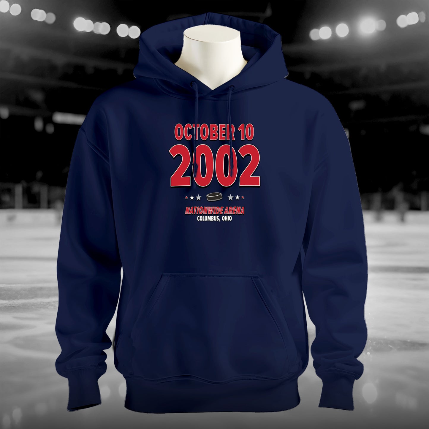 Columbus Hockey – October 10, 2002 – Hoodie