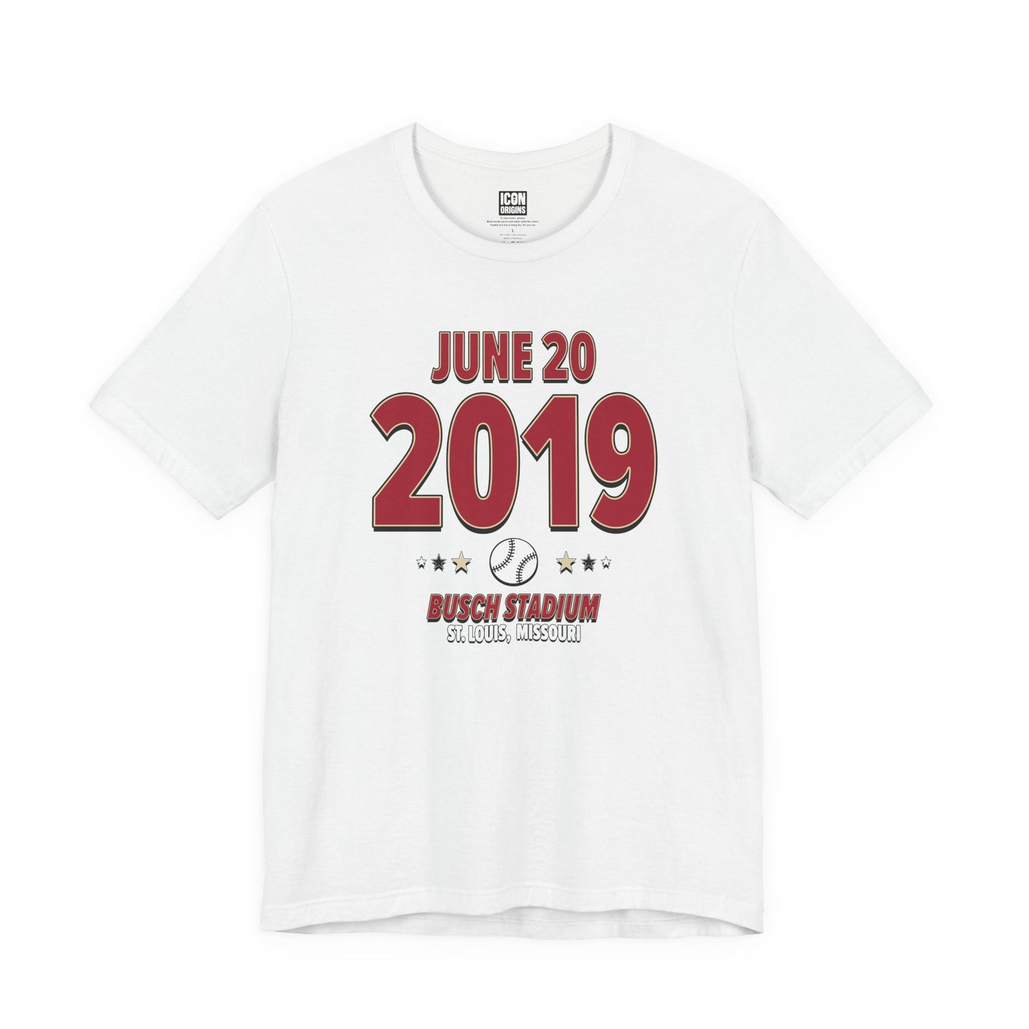 Arizona Baseball – June 20, 2019 – Origin Tee (Black & White)