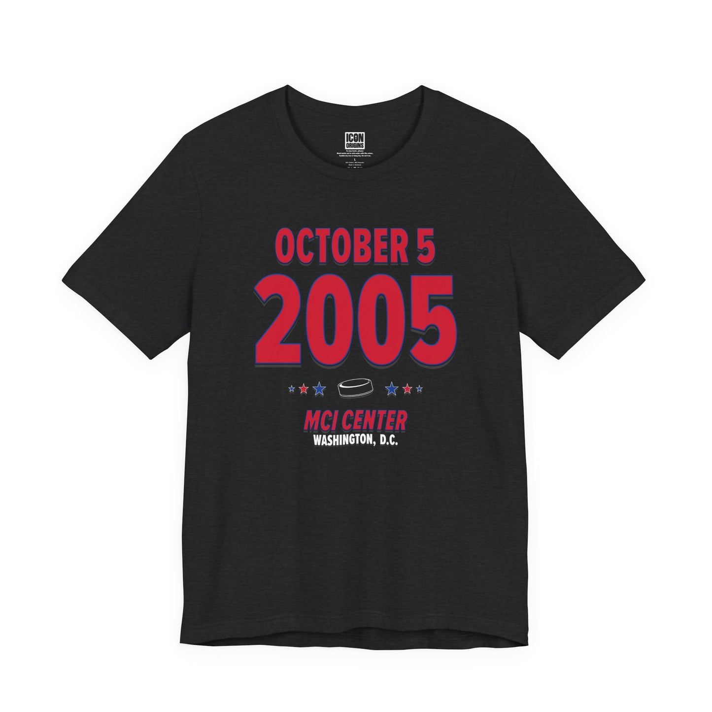 Washington Hockey – October 5, 2005 – Origin Tee (Black & White)
