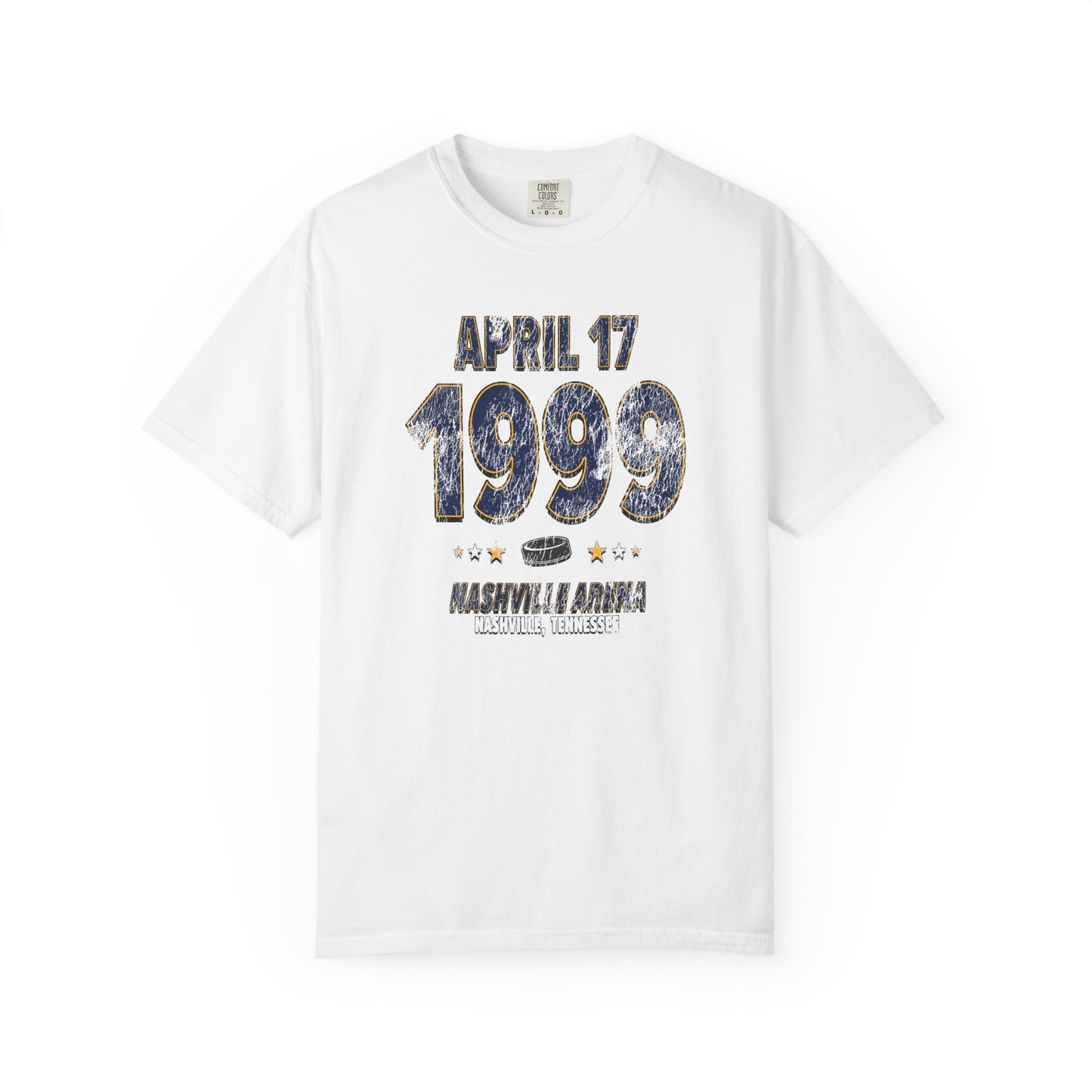 Nashville Hockey – October 13, 1998 – Comfort Colors (Black & White)