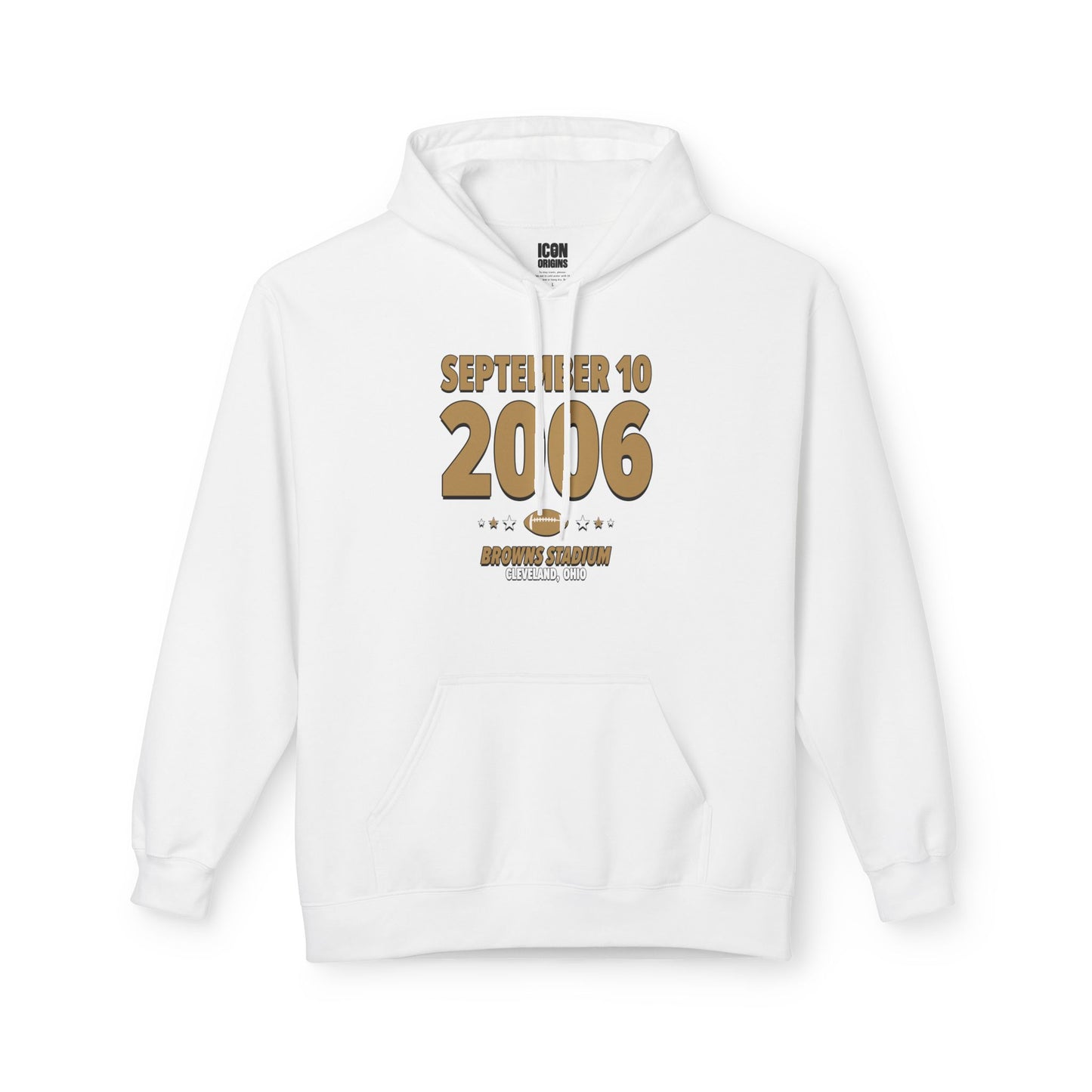 New Orleans Football – September 10, 2006 – Hoodie (Black & White)