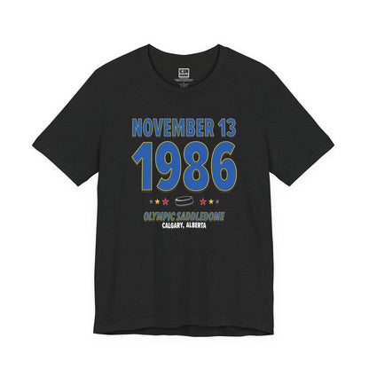 St. Louis Hockey – November 13, 1986 – Origin Tee (Black & White)