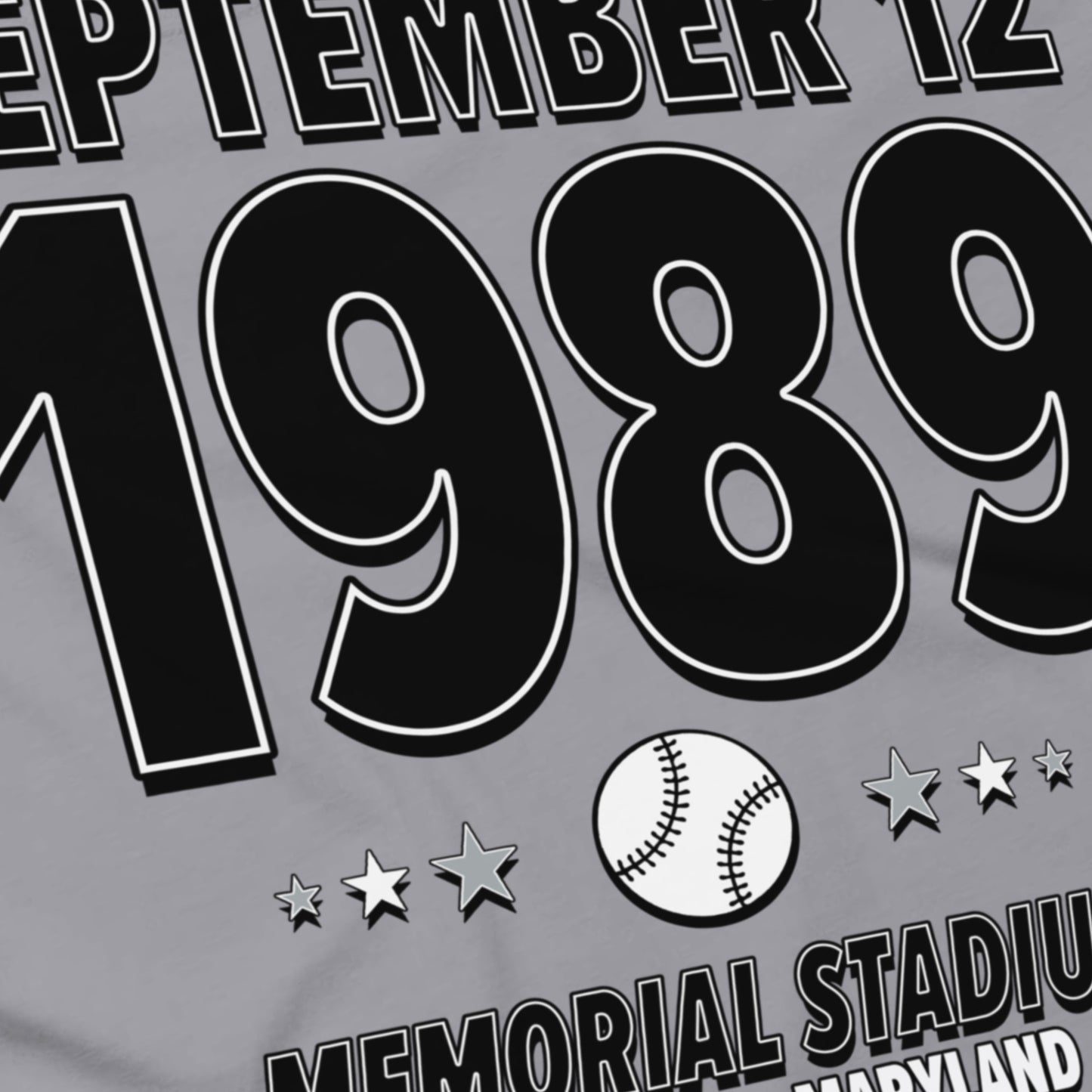 Chicago Baseball – September 12, 1989 – Origin Tee
