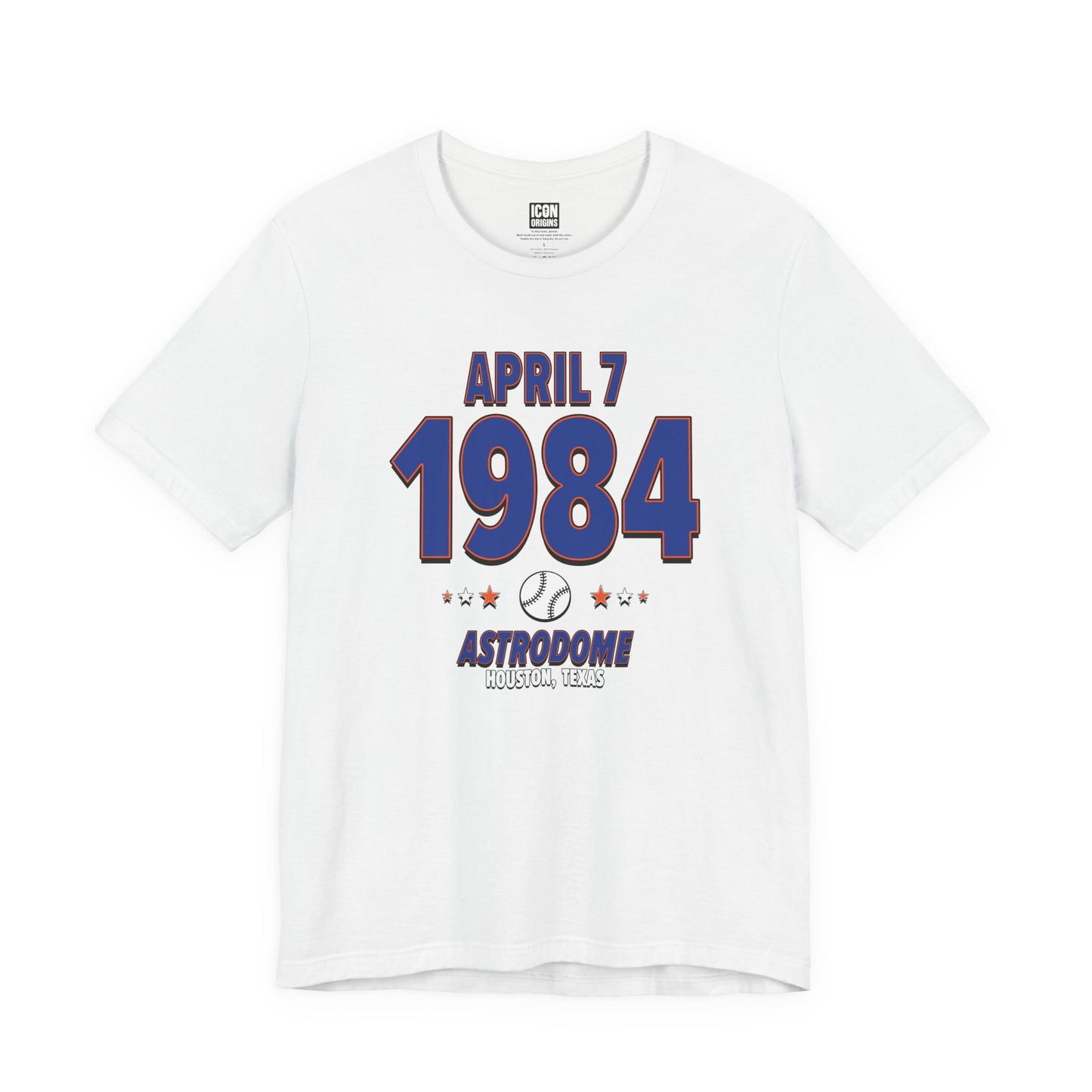 New York Baseball – April 7, 1984 – Origin Tee (Black & White)