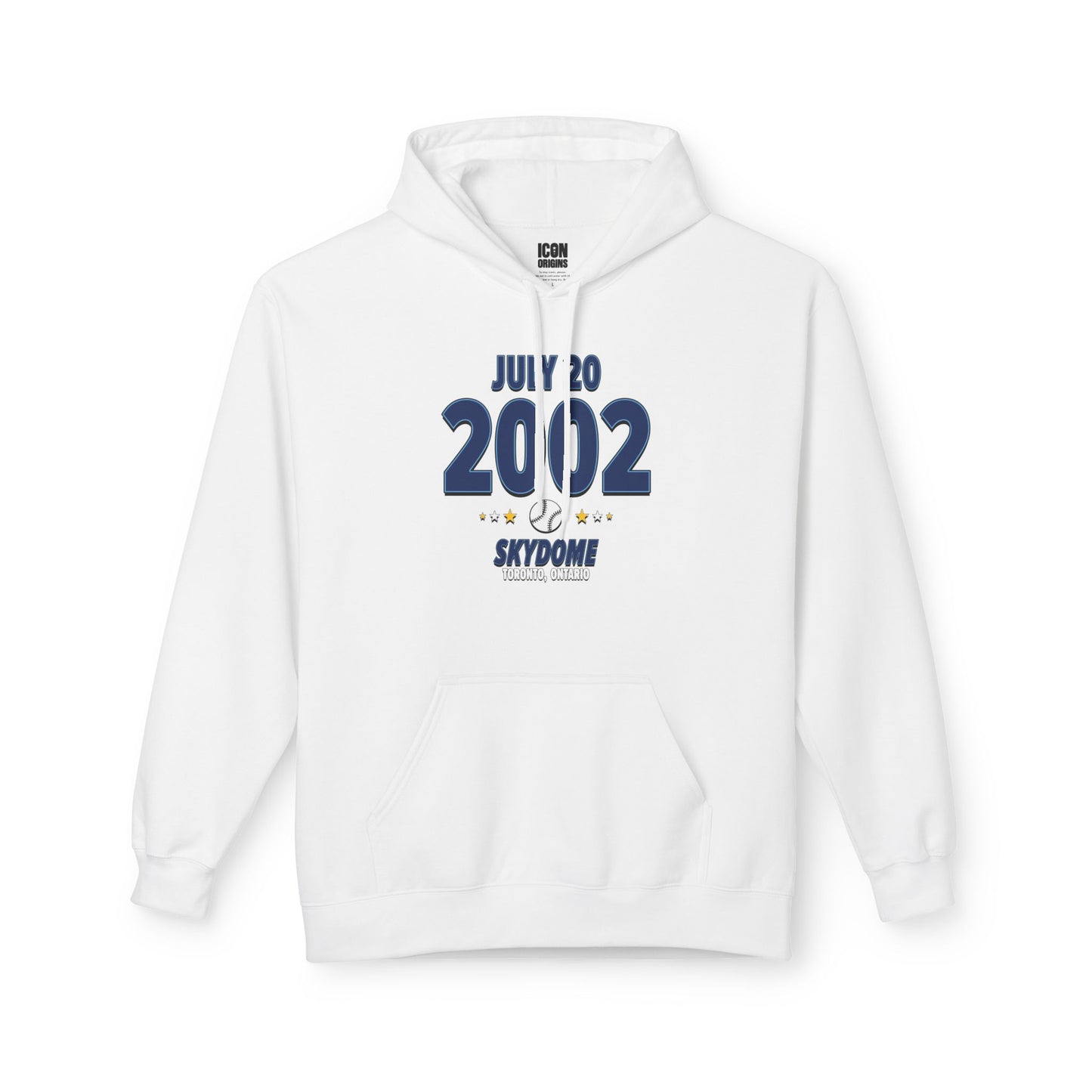 Tampa Bay Baseball – July 20, 2002 – Hoodie (Black & White)