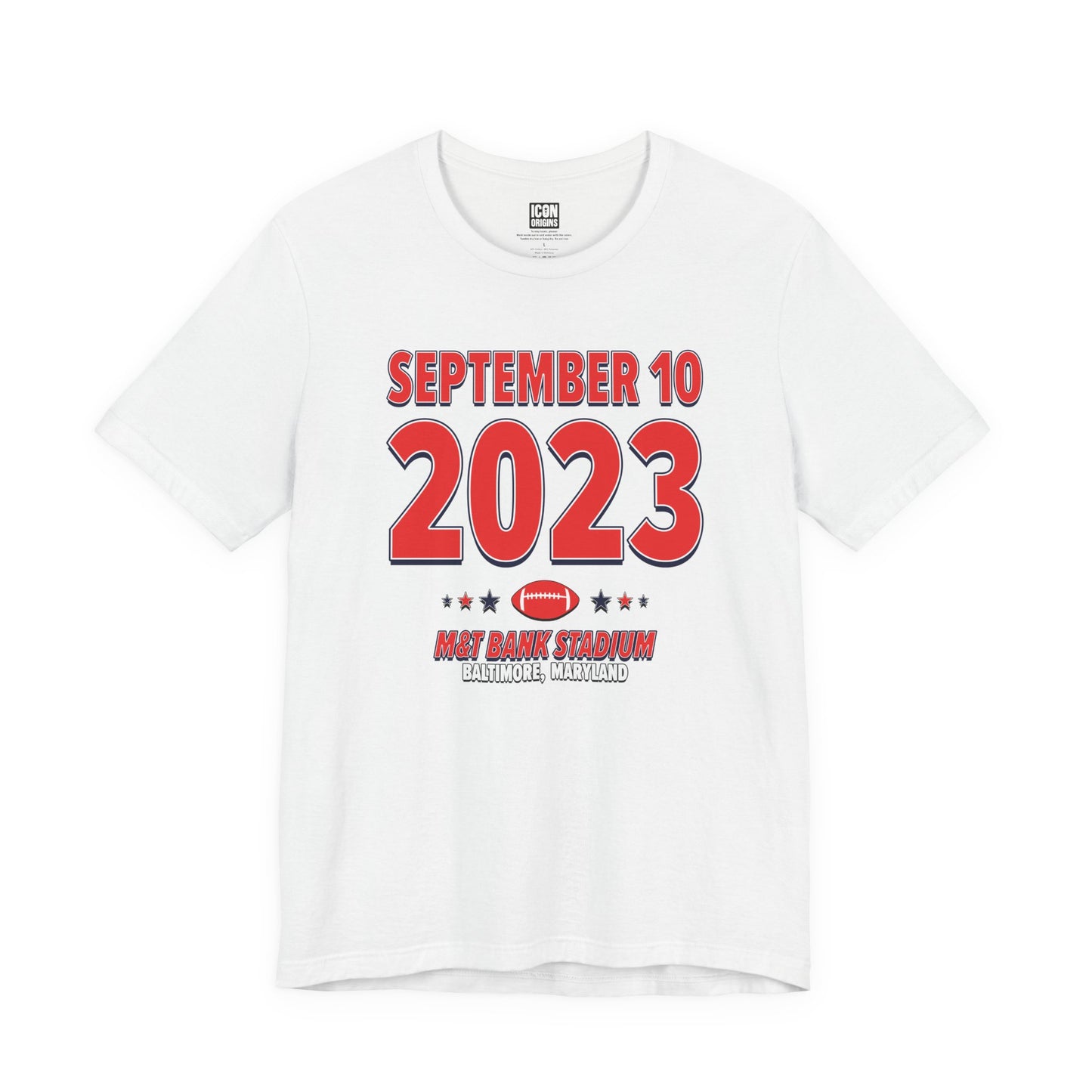 Houston Football – September 10, 2023 – Origin Tee (Black & White)