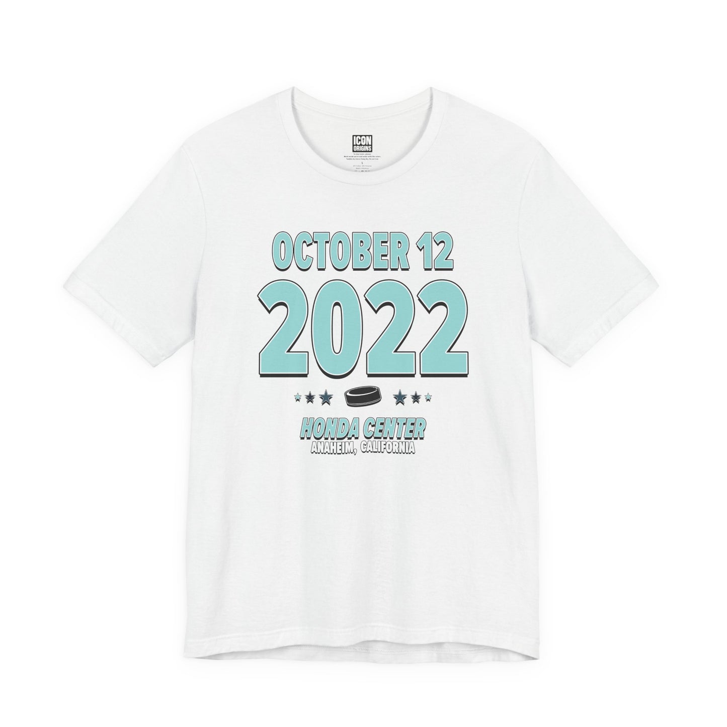Seattle Hockey – October 12, 2022 – Origin Tee (Black & White)