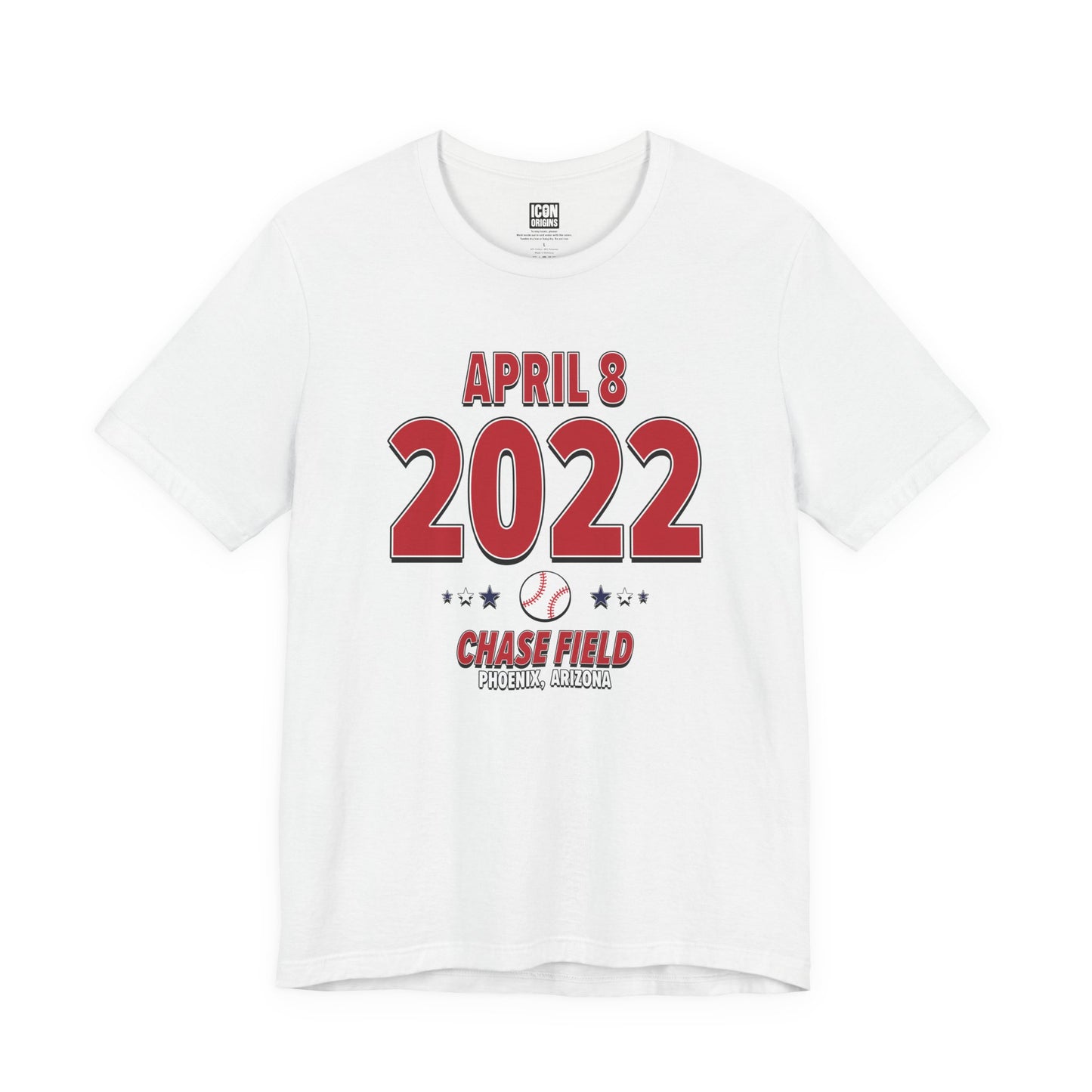 Washington Baseball – April 8, 2022 – Origin Tee (Black & White)