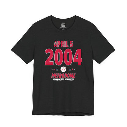 Minnesota Baseball – April 5, 2004 – Origin Tee (Black & White)