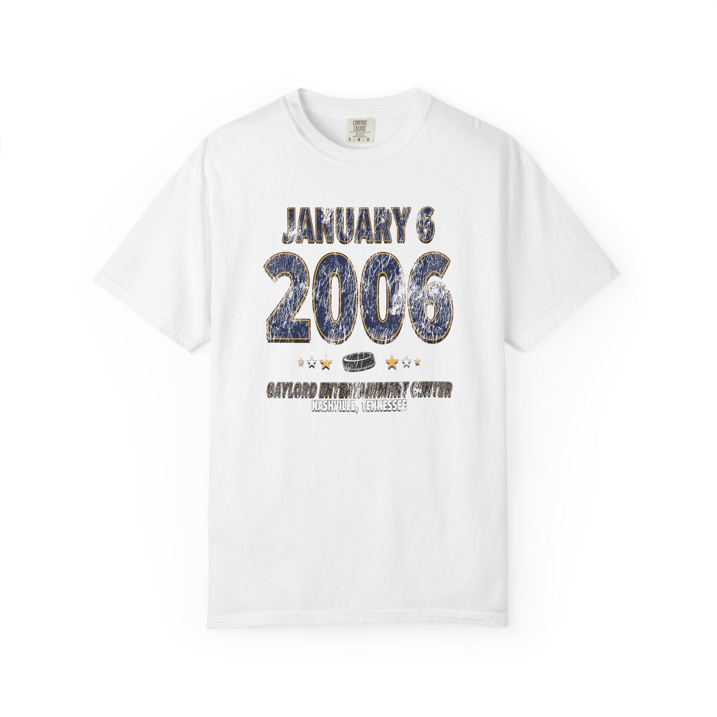 Nashville Hockey – January 6, 2006 – Comfort Colors (Black & White)