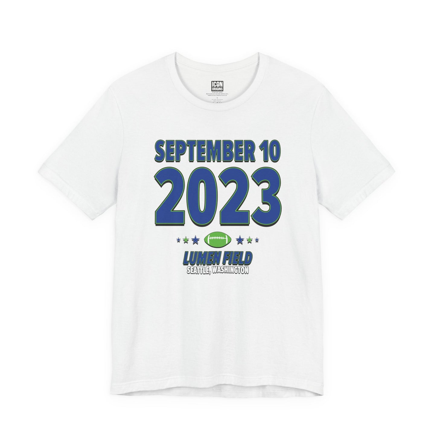 Seattle Football – September 10, 2023 – Origin Tee (Black & White)