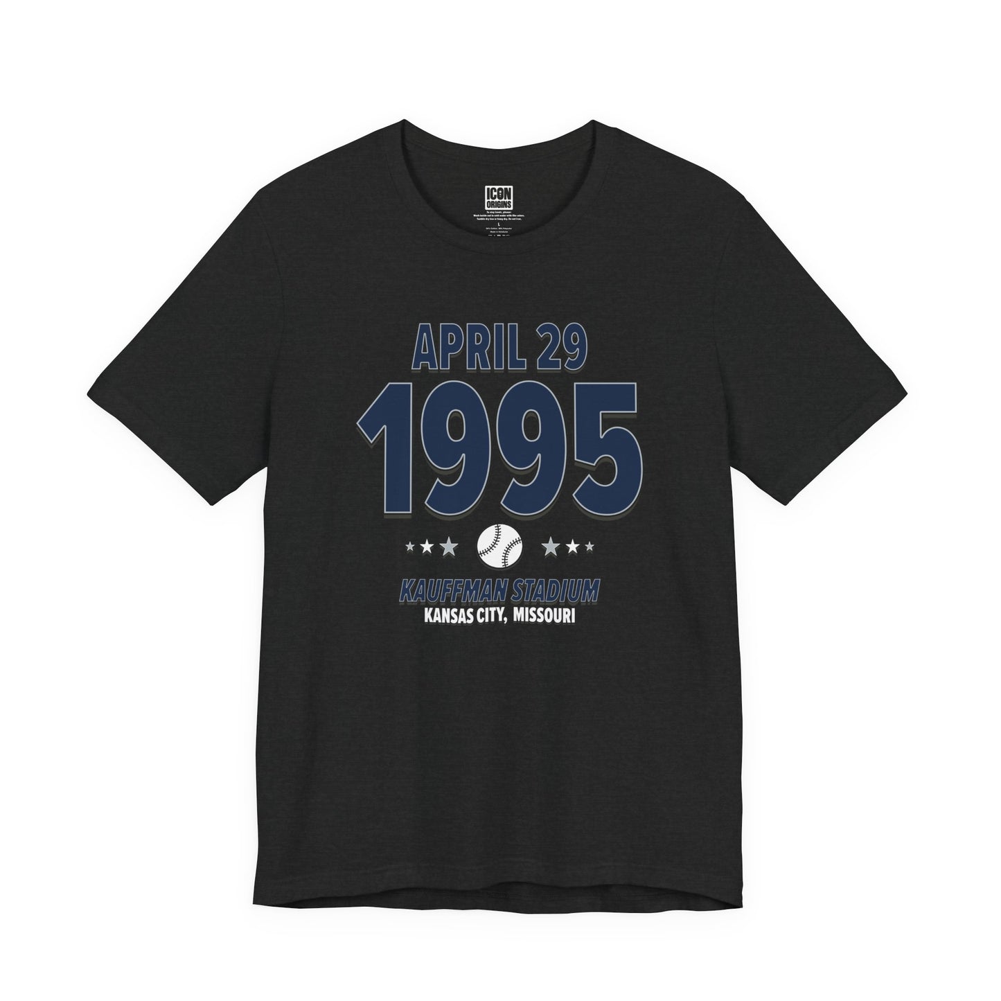 New York Baseball – April 29, 1995 – Origin Tee (Black & White)