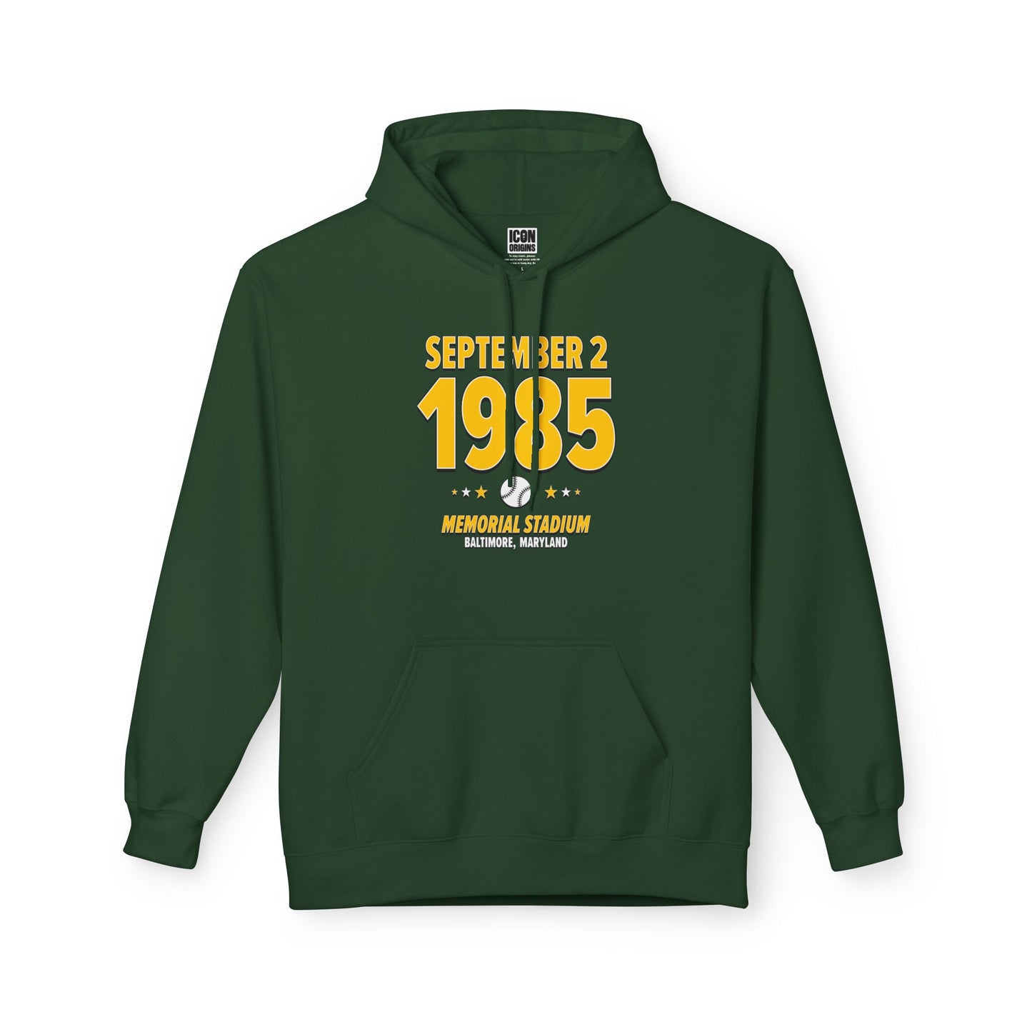 Oakland Baseball – September 2, 1985 – Hoodie