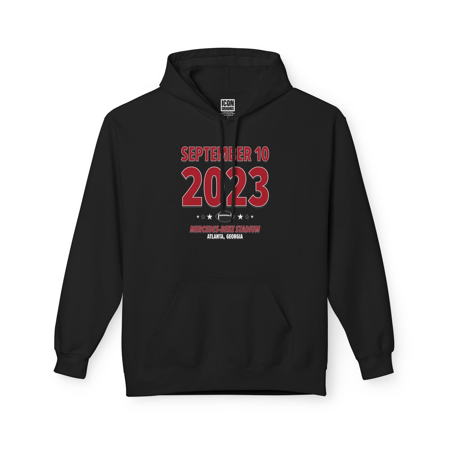 Atlanta Football – September 10, 2023 – Hoodie (Black & White)