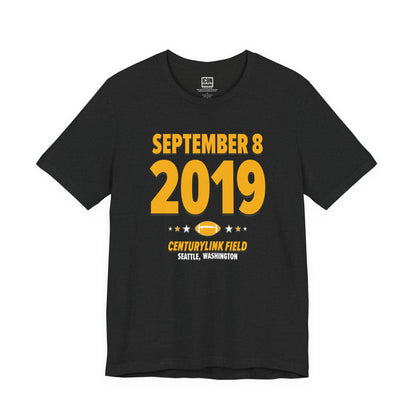 Pittsburgh Football – September 8, 2019 – Origin Tee (Black & White)