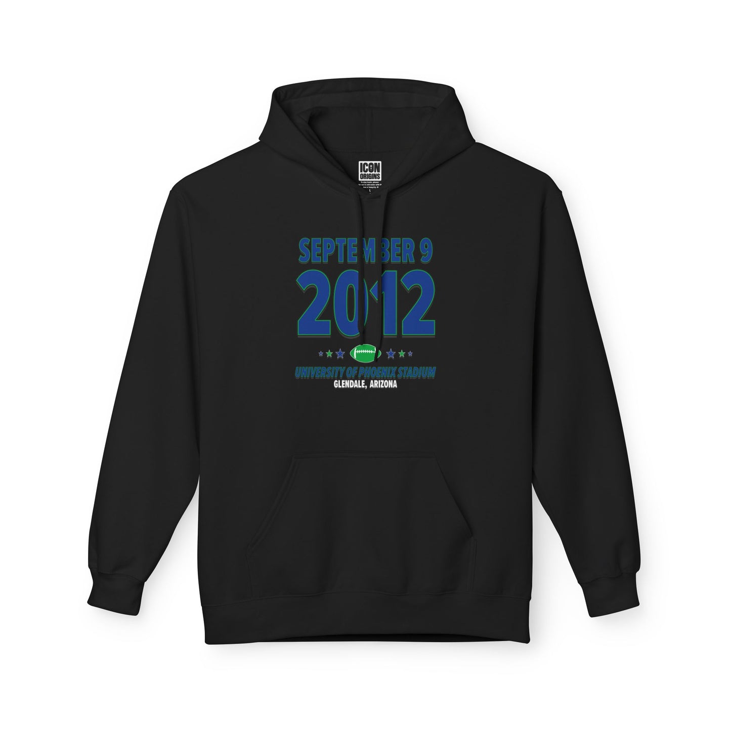 Seattle Football – September 9, 2012 – Hoodie (Black & White)