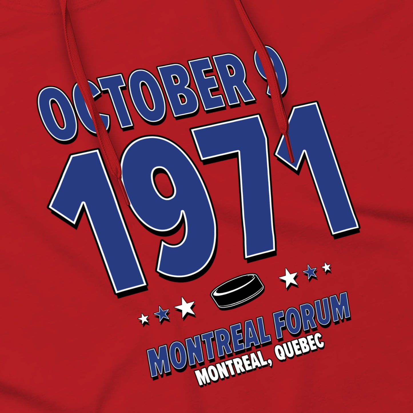 Montreal Hockey – October 9, 1971 – Hoodie