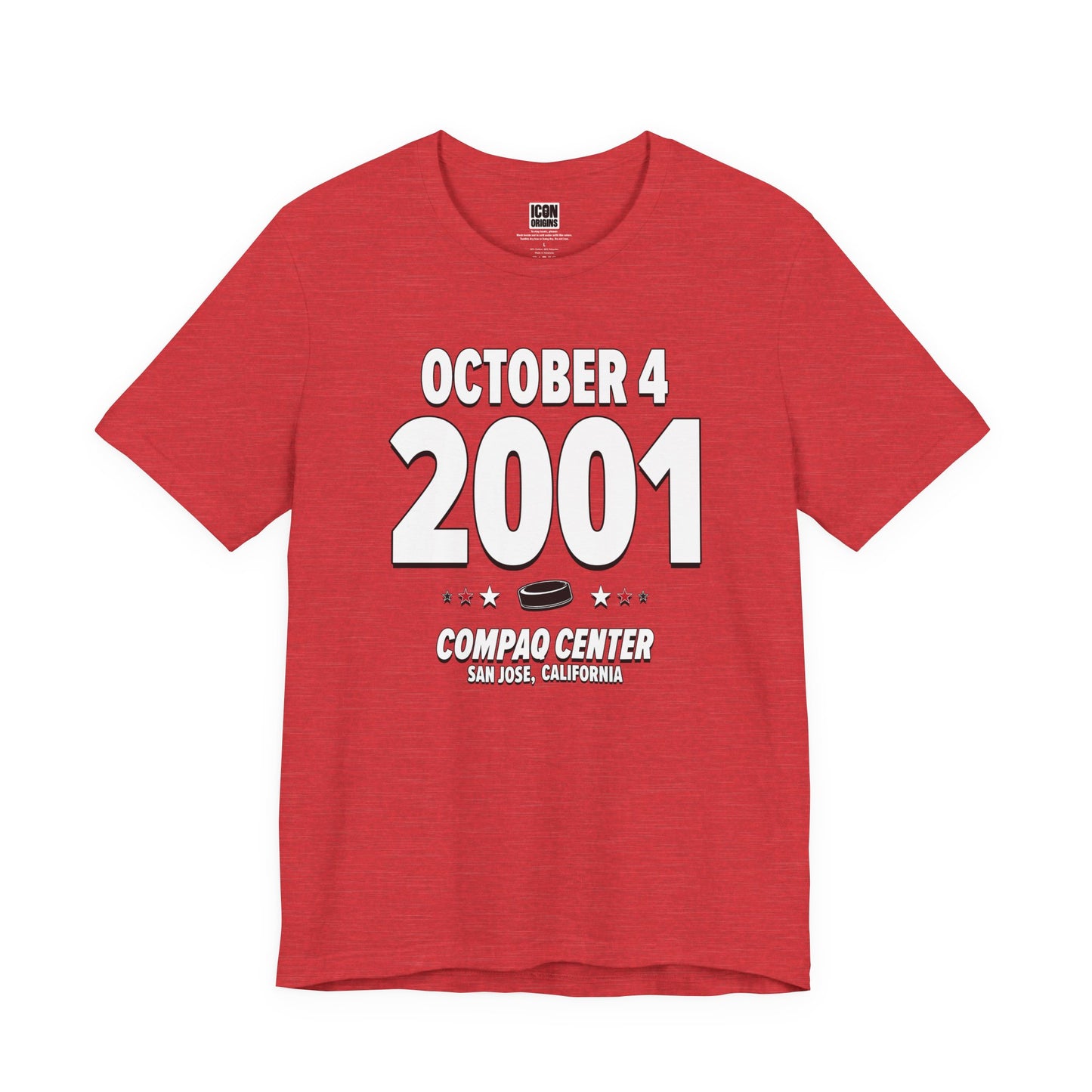 Detroit Hockey – October 4, 2001 – Origin Tee