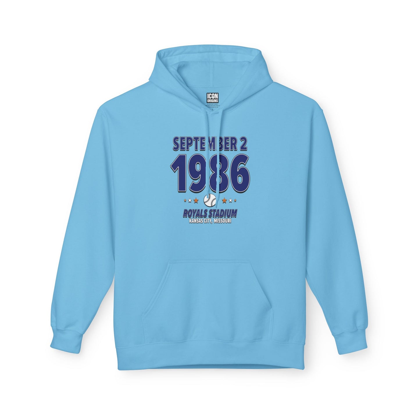 Kansas City Baseball – September 2, 1986 – Hoodie