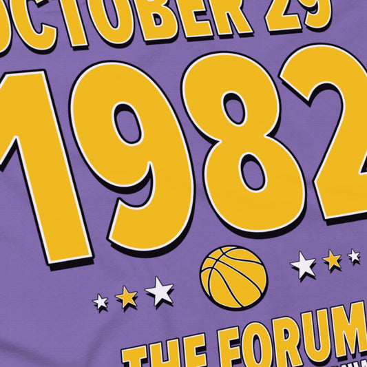 Los Angeles Basketball – October 29, 1982 – Origin Tee