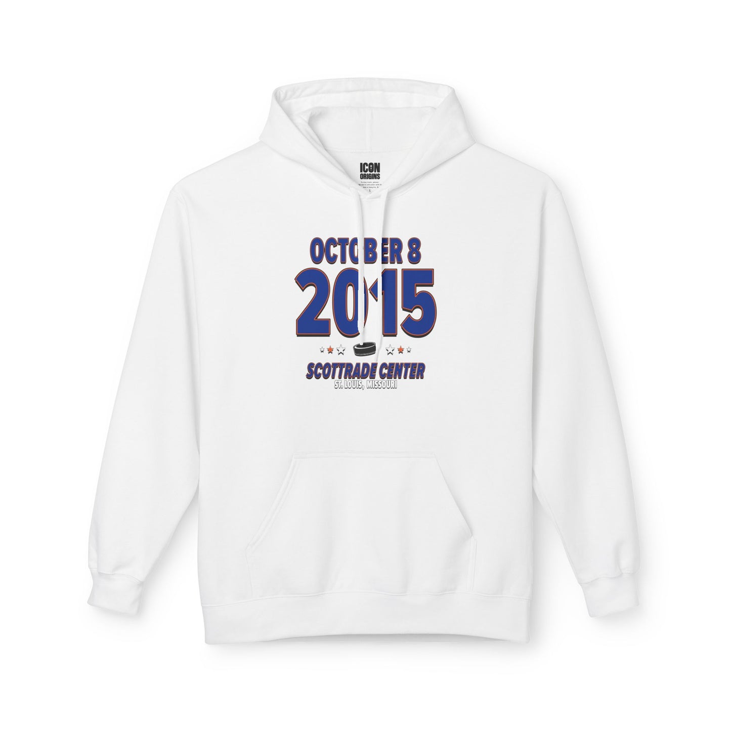 Edmonton Hockey – October 8, 2015 – Hoodie (Black & White)