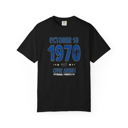 Buffalo Hockey – October 10, 1970 – Comfort Colors (Black & White)