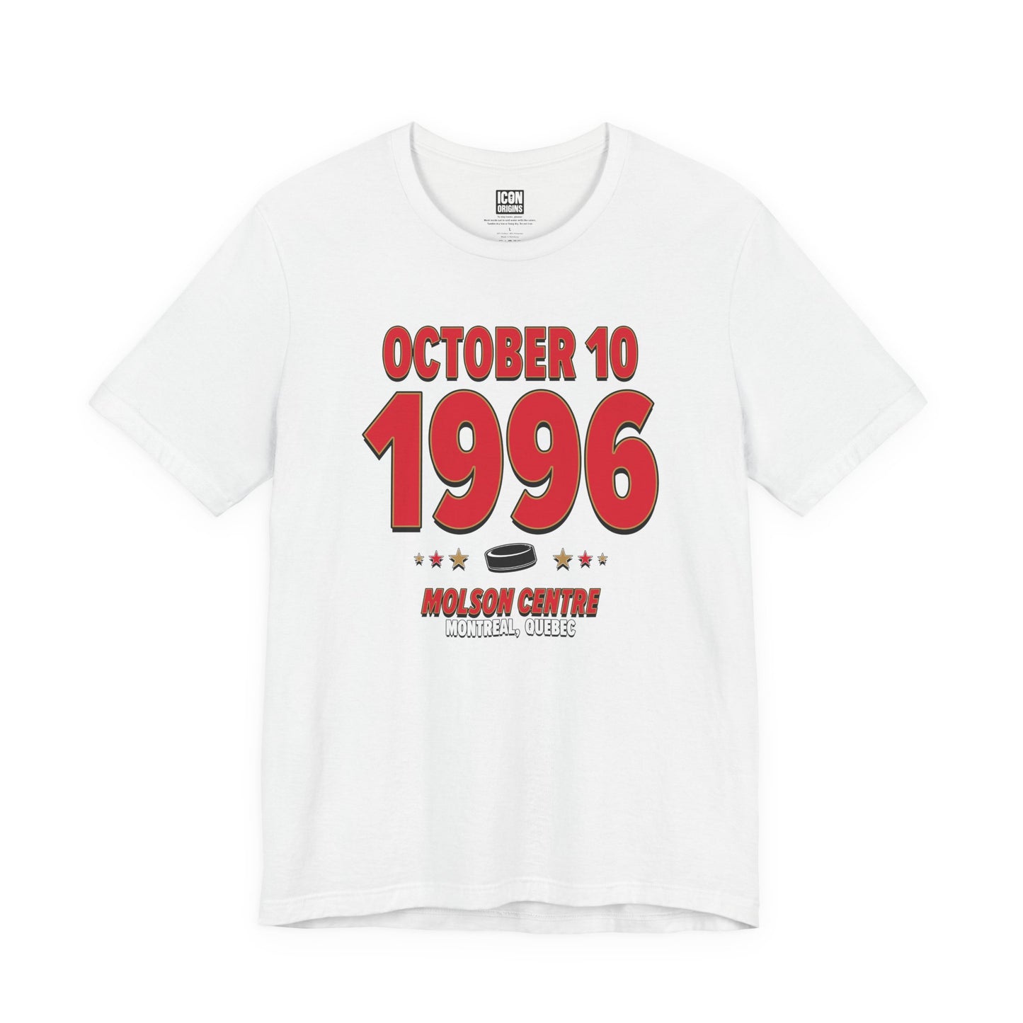 Ottawa Hockey – October 10, 1996 – Origin Tee (Black & White)