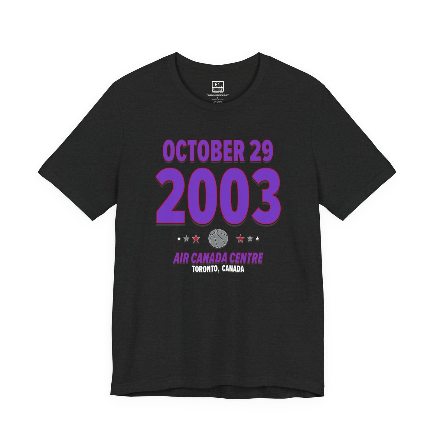 Toronto Basketball – October 29, 2003 – Origin Tee (Black & White)