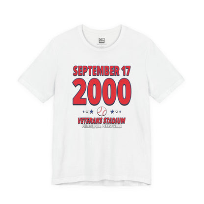 Philadelphia Baseball – September 17, 2000 – Origin Tee (Black & White)