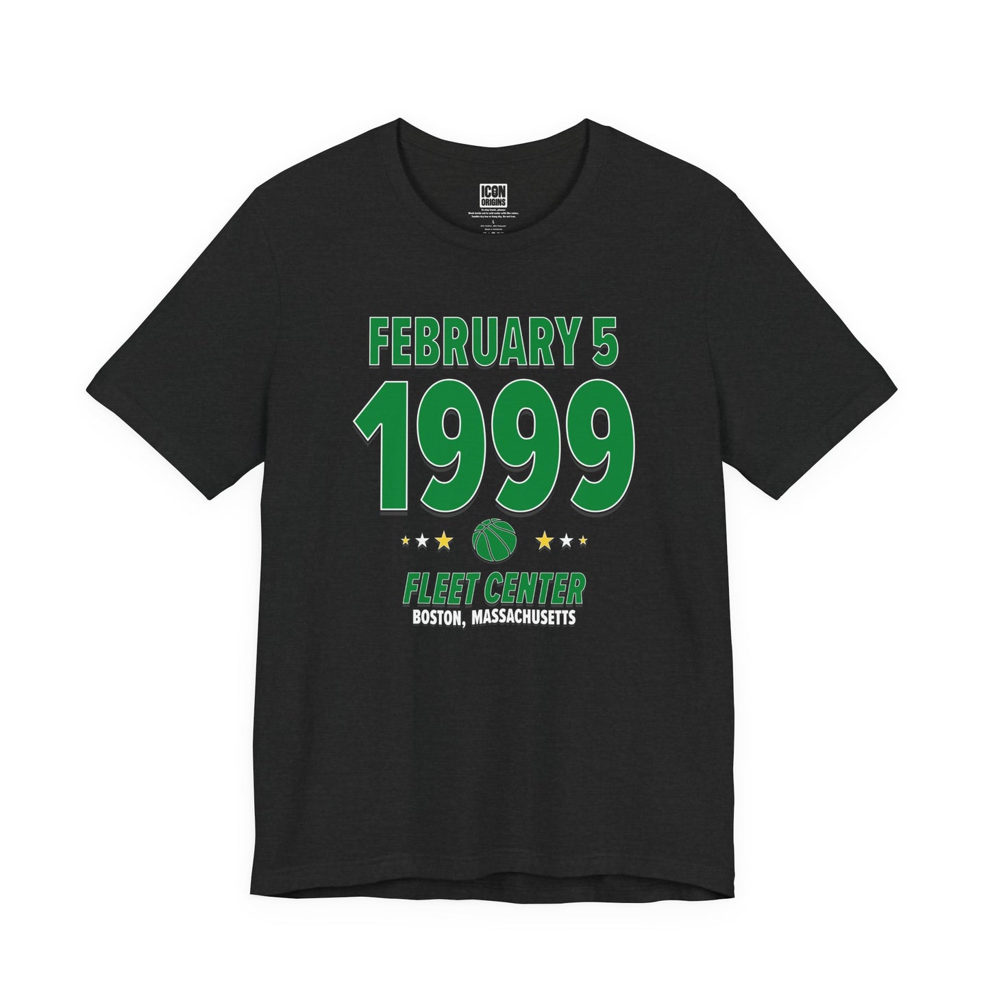 Boston Basketball – February 5, 1999 – Origin Tee (Black & White)
