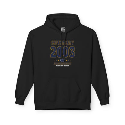 San Diego Football – September 7, 2003 – Hoodie (Black & White)