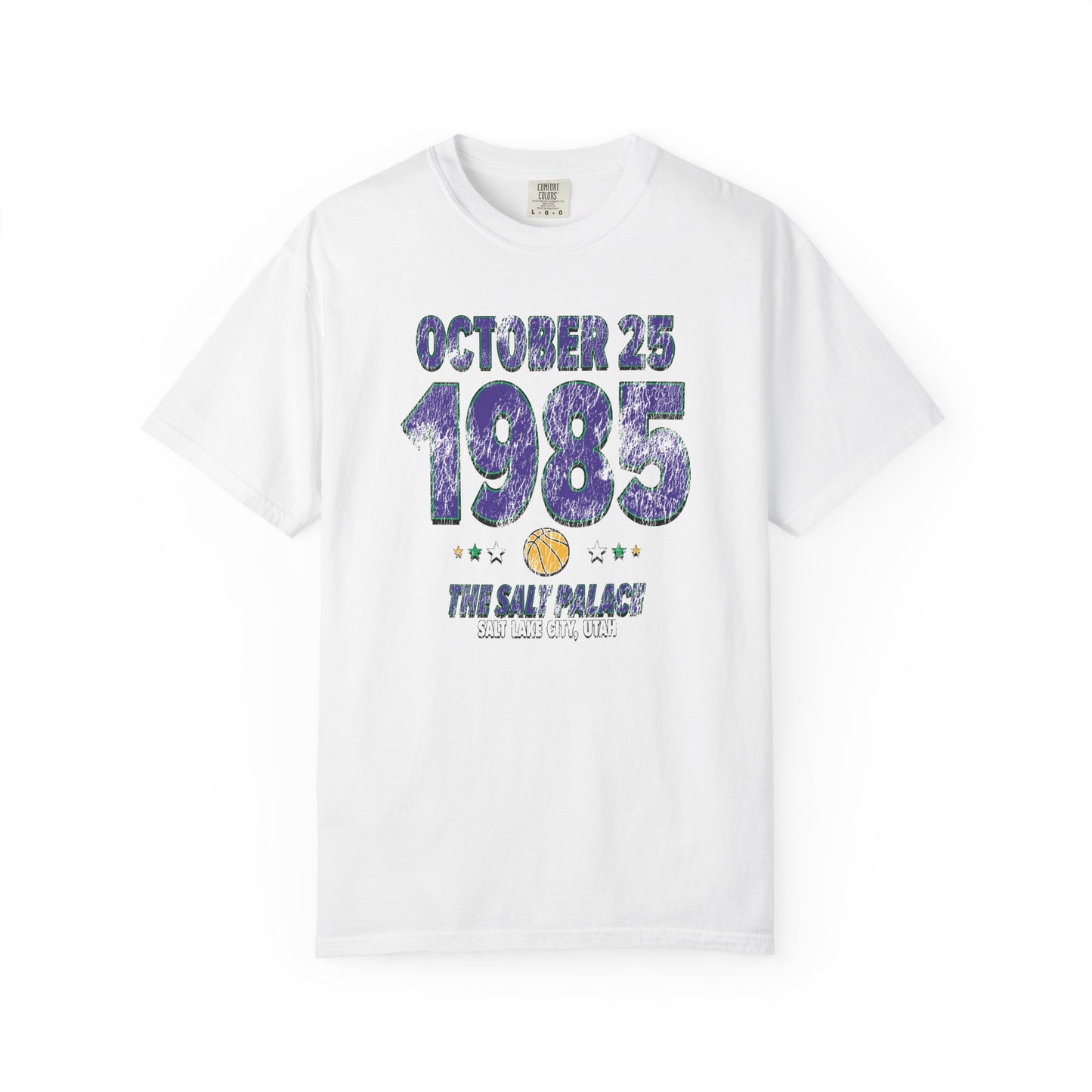 Utah Basketball – October 25, 1985 – Comfort Colors (Black & White)