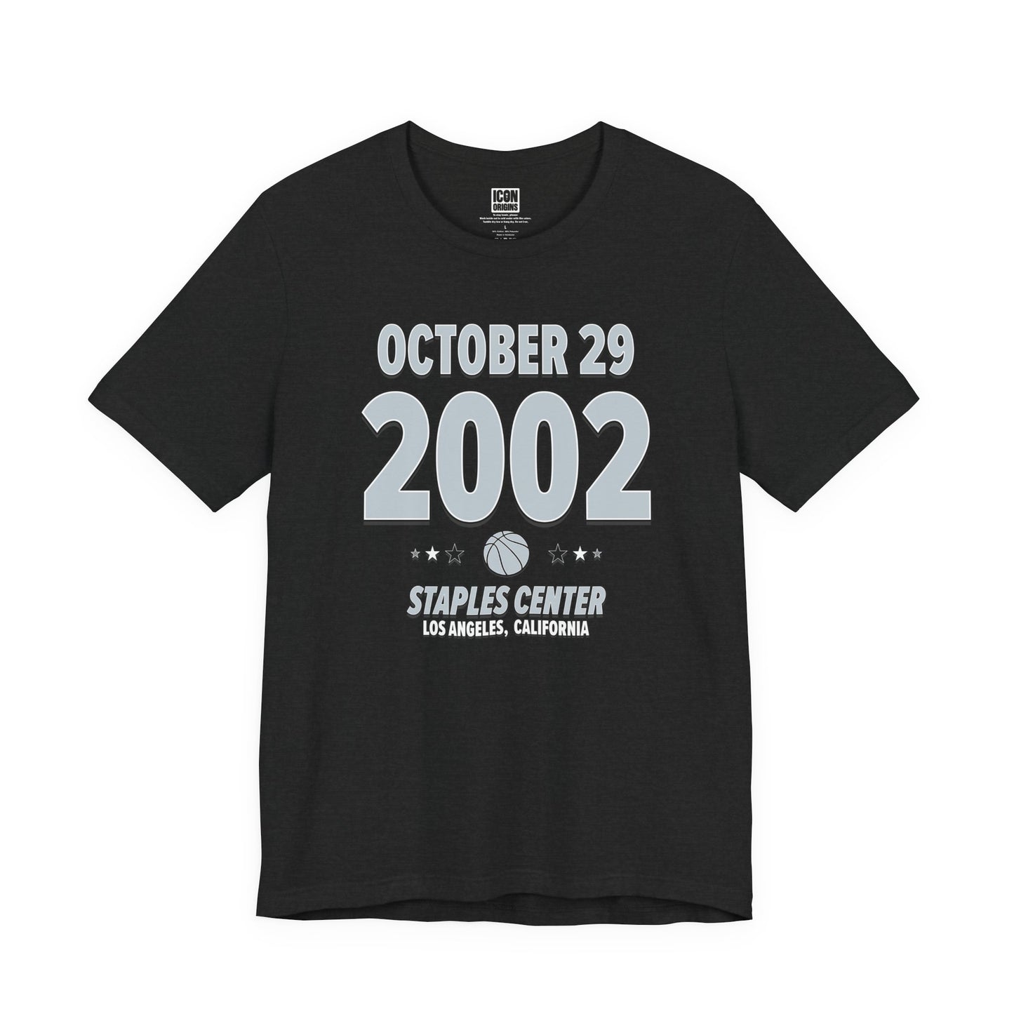 San Antonio Basketball – October 29, 2002 – Origin Tee (Black & White)