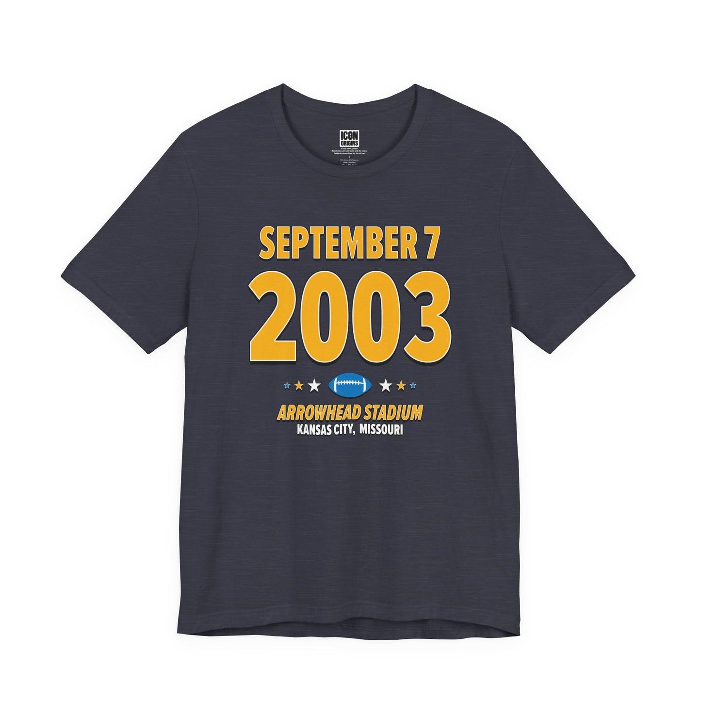 San Diego Football – September 7, 2003 – Origin Tee