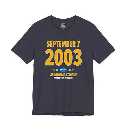 San Diego Football – September 7, 2003 – Origin Tee