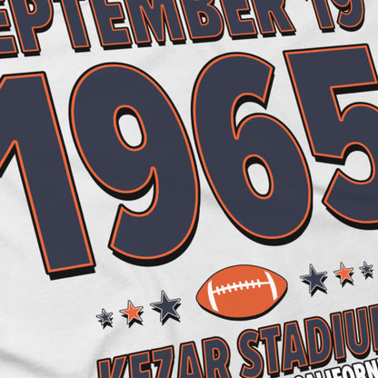 Chicago Football – September 19, 1965 – Origin Tee (Black & White)