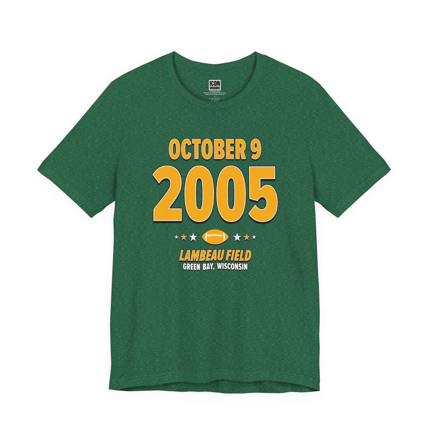 Green Bay Football – October 9, 2005 – Origin Tee