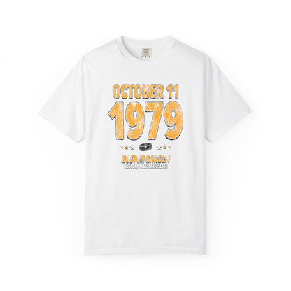 Boston Hockey – October 11, 1979 – Comfort Colors (Black & White)