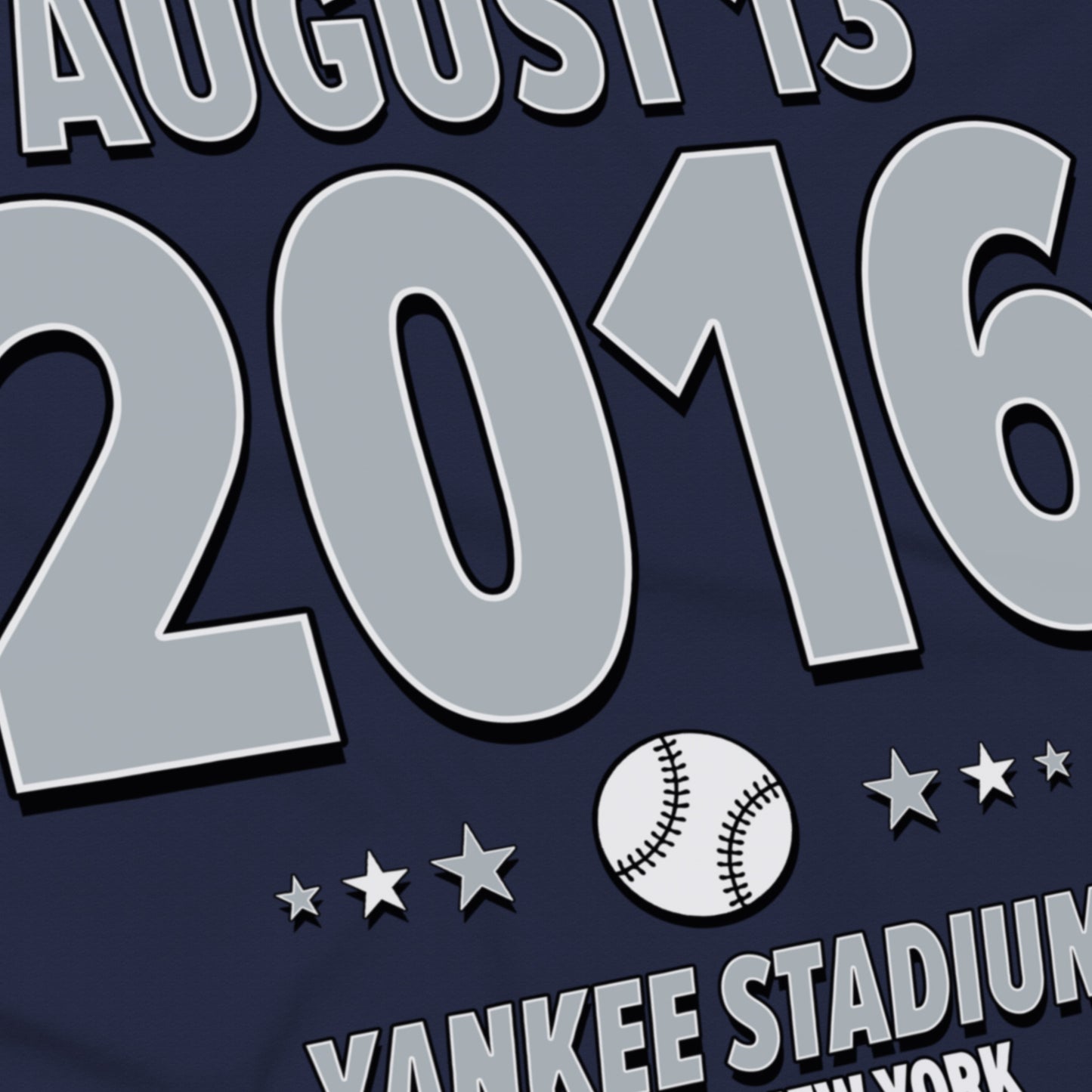 New York Baseball – August 13, 2016 – Origin Tee