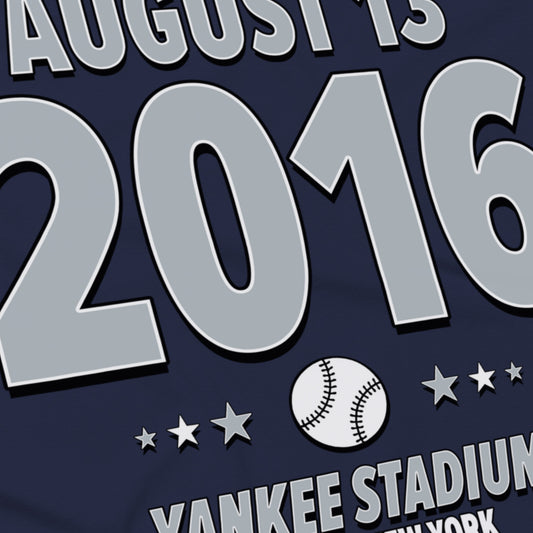 New York Baseball – August 13, 2016 – Origin Tee