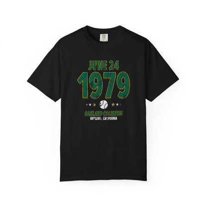 Oakland Baseball – June 24, 1979 – Comfort Colors (Black & White)