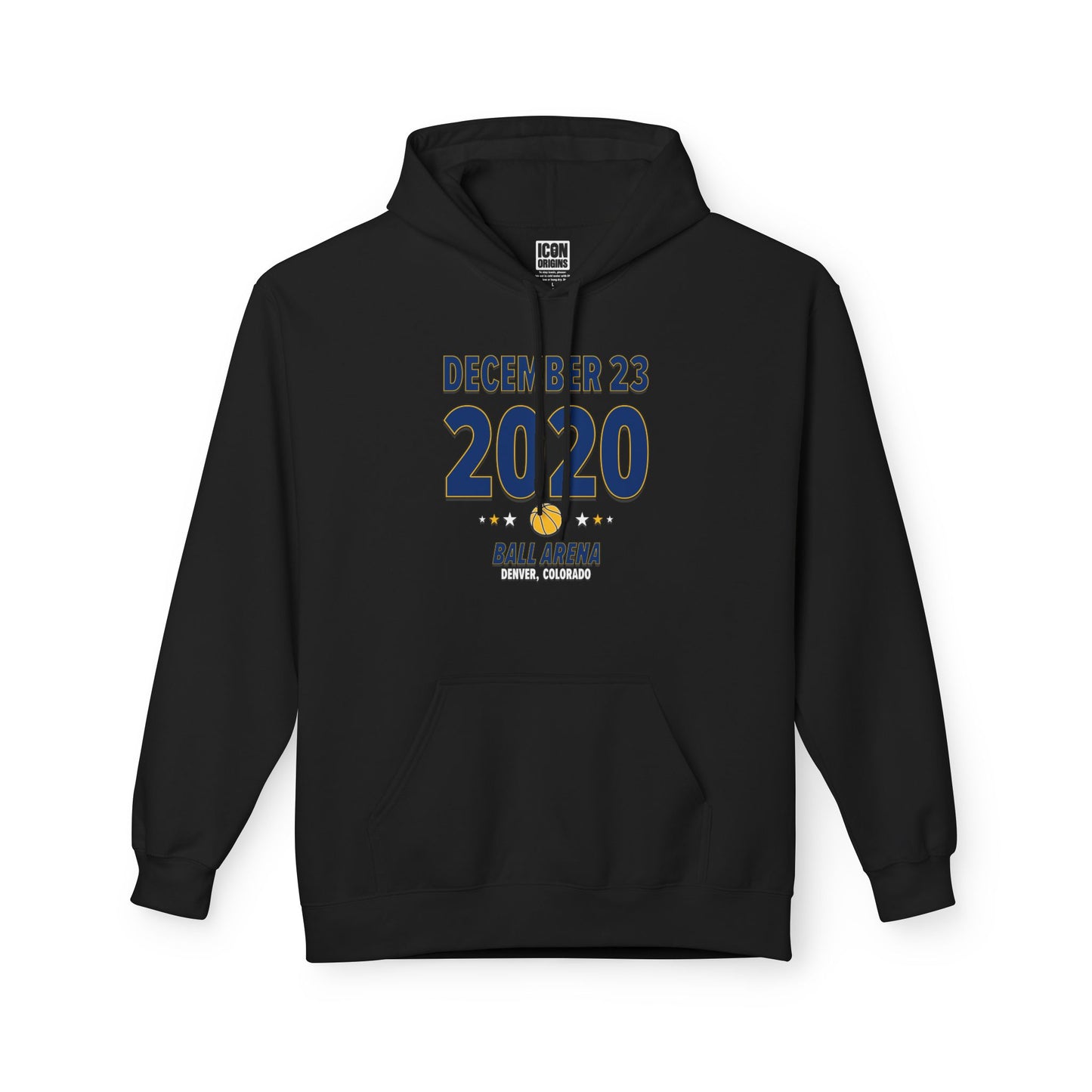 Indiana Basketball – December 23, 2020 – Hoodie (Black & White)