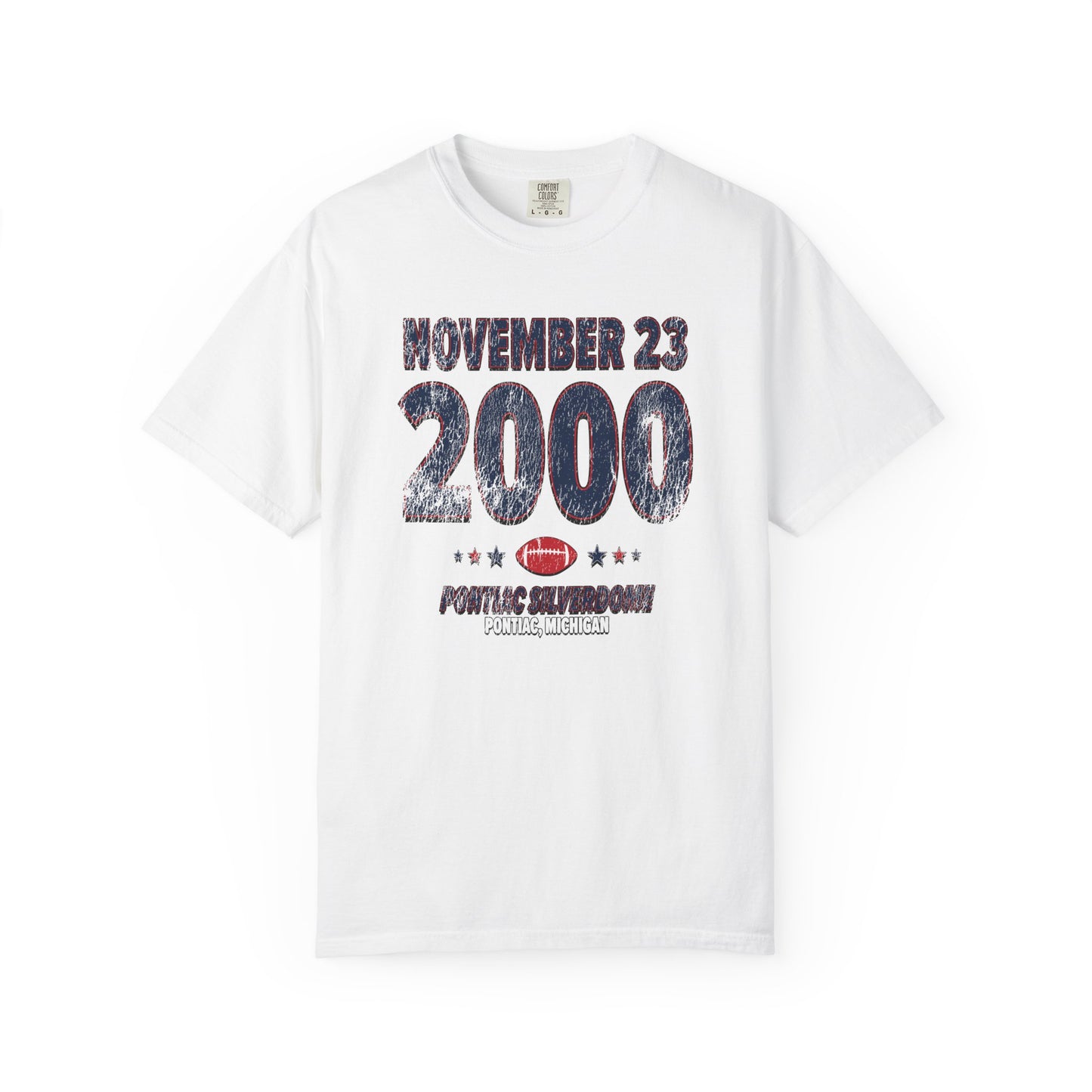 New England Football – November 23, 2000 – Comfort Colors (Black & White)