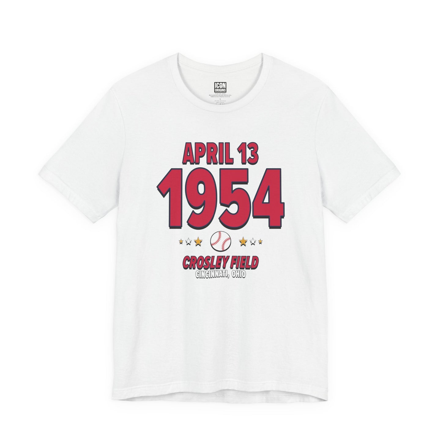 Atlanta Baseball – April 13, 1954 – Origin Tee (Black & White)