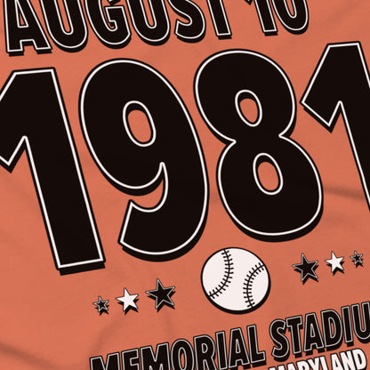 Baltimore Baseball – August 10, 1981 – Origin Tee