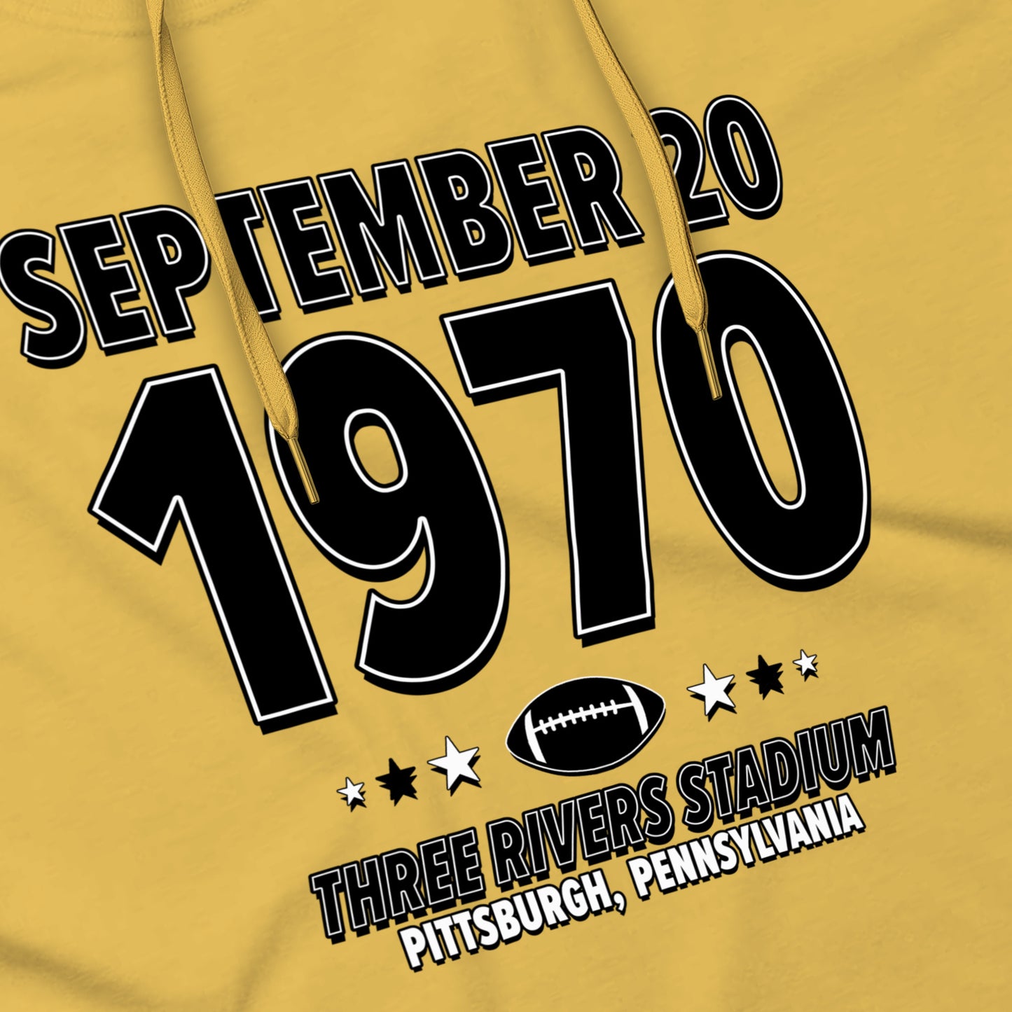 Pittsburgh Football – September 20, 1970 – Hoodie